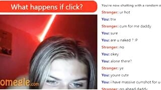 Omegle 18yo With Big Boobs Makes Me Cum