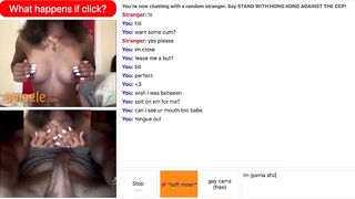 Sexy Girl On Omegle Makes Me Cum