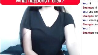 Teen Shows Tits On Omegle