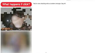 Sexy Brunette Teases Tits And Ass On Omegle