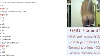 Girl With Amazing Body Plays Omegle Game