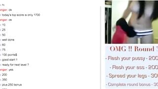 Girl With Amazing Body Plays Omegle Game