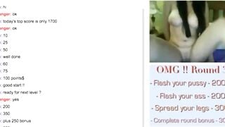 Girl With Amazing Body Plays Omegle Game