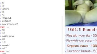 Girl With Amazing Body Plays Omegle Game