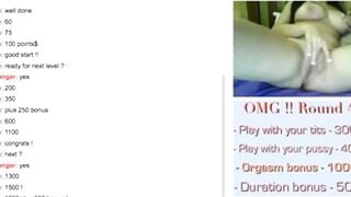Girl With Amazing Body Plays Omegle Game