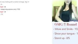 Girl With Amazing Body Plays Omegle Game