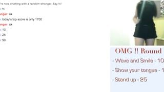 Girl With Amazing Body Plays Omegle Game