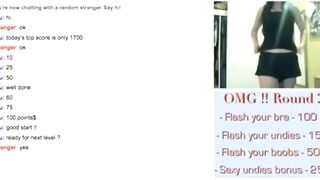 Girl With Amazing Body Plays Omegle Game
