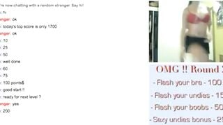 Girl With Amazing Body Plays Omegle Game