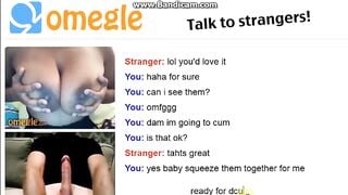 Omegle Black Girl Flashing Huge Tits For Big Cumsh