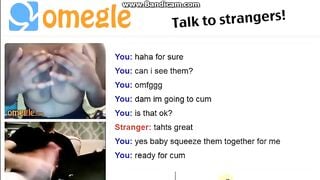 Omegle Black Girl Flashing Huge Tits For Big Cumsh