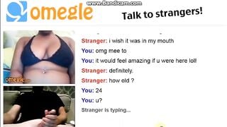 Omegle Black Girl Flashing Huge Tits For Big Cumsh