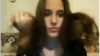 Omegle-Girl-Playing-With-Her-Butt.Mp4