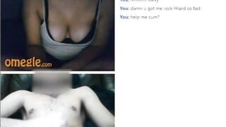 Cum Thirsty Omegle Girl Shows Tasty Tits