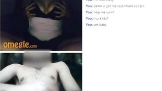 Cum Thirsty Omegle Girl Shows Tasty Tits