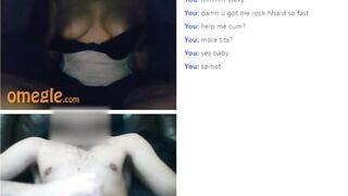 Cum Thirsty Omegle Girl Shows Tasty Tits