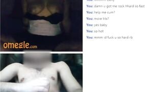 Cum Thirsty Omegle Girl Shows Tasty Tits