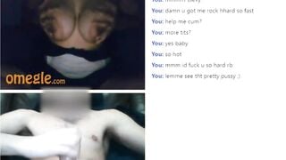 Cum Thirsty Omegle Girl Shows Tasty Tits