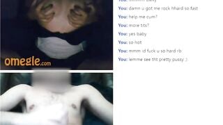 Cum Thirsty Omegle Girl Shows Tasty Tits