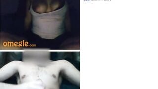 Cum Thirsty Omegle Girl Shows Tasty Tits