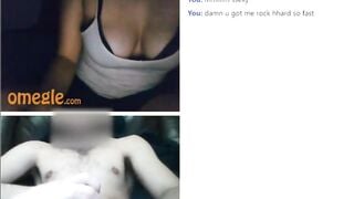 Cum Thirsty Omegle Girl Shows Tasty Tits