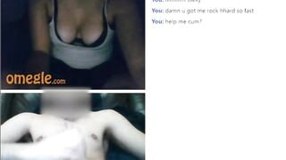 Cum Thirsty Omegle Girl Shows Tasty Tits