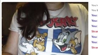 Omegle Girl Flashing Her Tits