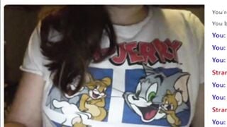 Omegle Girl Flashing Her Tits