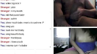 Omegle - Teen Bate For Big Cock