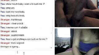 Omegle - Teen Bate For Big Cock