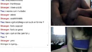 Omegle - Teen Bate For Big Cock