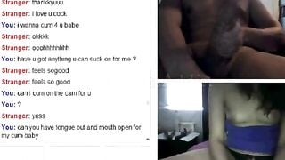 Omegle - Teen Bate For Big Cock