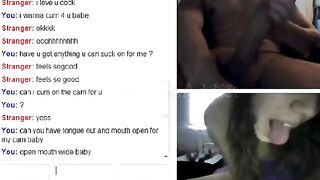 Omegle - Teen Bate For Big Cock