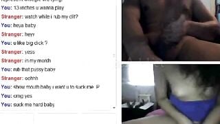Omegle - Teen Bate For Big Cock