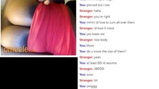 Busty Black Girl Plays On Omegle