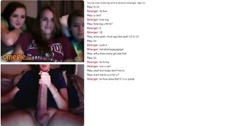 Omegle Monster Cock Cums For 3 Girls