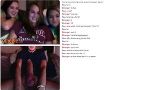 Omegle Monster Cock Cums For 3 Girls