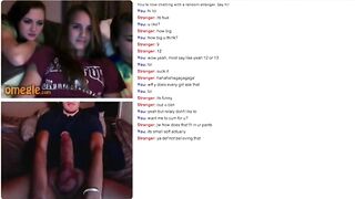 Omegle Monster Cock Cums For 3 Girls