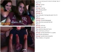 Omegle Monster Cock Cums For 3 Girls
