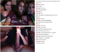 Omegle Monster Cock Cums For 3 Girls