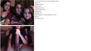 Omegle Monster Cock Cums For 3 Girls