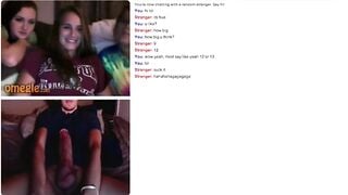 Omegle Monster Cock Cums For 3 Girls