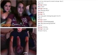 Omegle Monster Cock Cums For 3 Girls