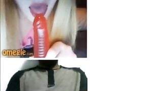 Omegle Tenn Toy Pussy Stretching
