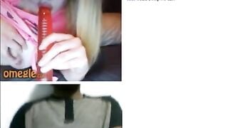Omegle Tenn Toy Pussy Stretching