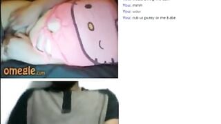 Omegle Tenn Toy Pussy Stretching