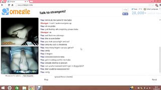 This Omegle Babe Knows The Drill