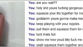 Hot Naked Omegle Slut In Bathtub