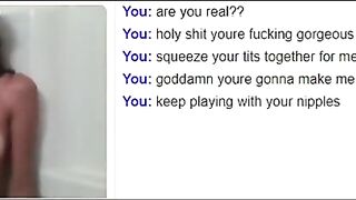 Hot Naked Omegle Slut In Bathtub