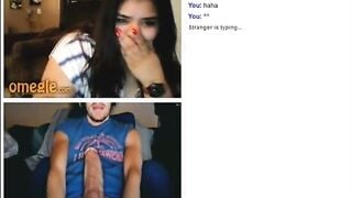 Omegle Cute BBW Suck 4 Fingers And Flash Huge Tits